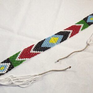 Colorful Beaded Women's Indigenous Style Headband